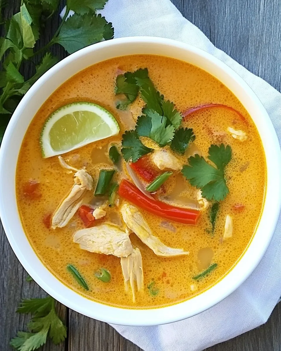 Slow Cooker Thai Curry Soup