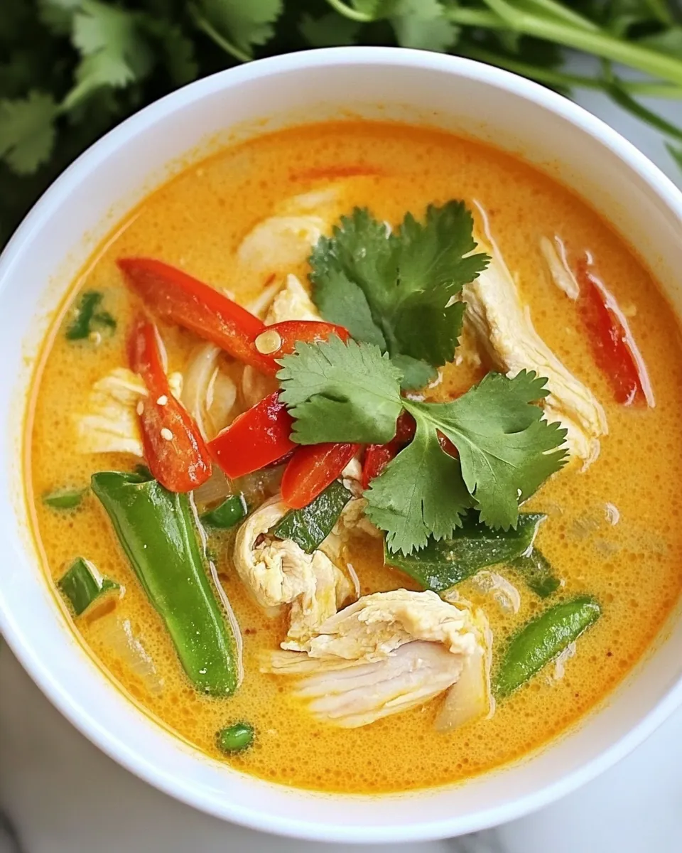 Slow Cooker Thai Curry Soup