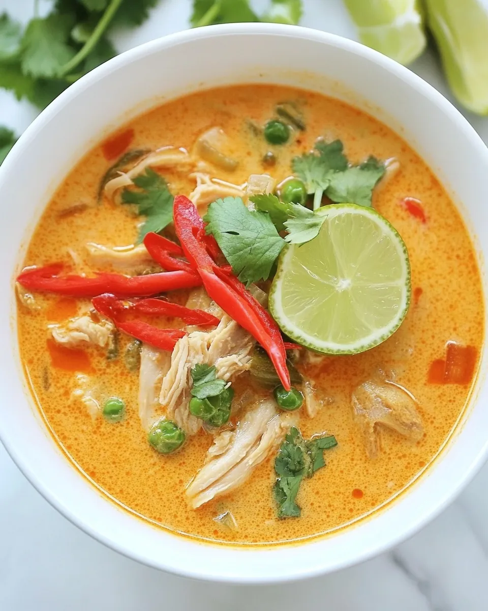 Slow Cooker Thai Curry Soup