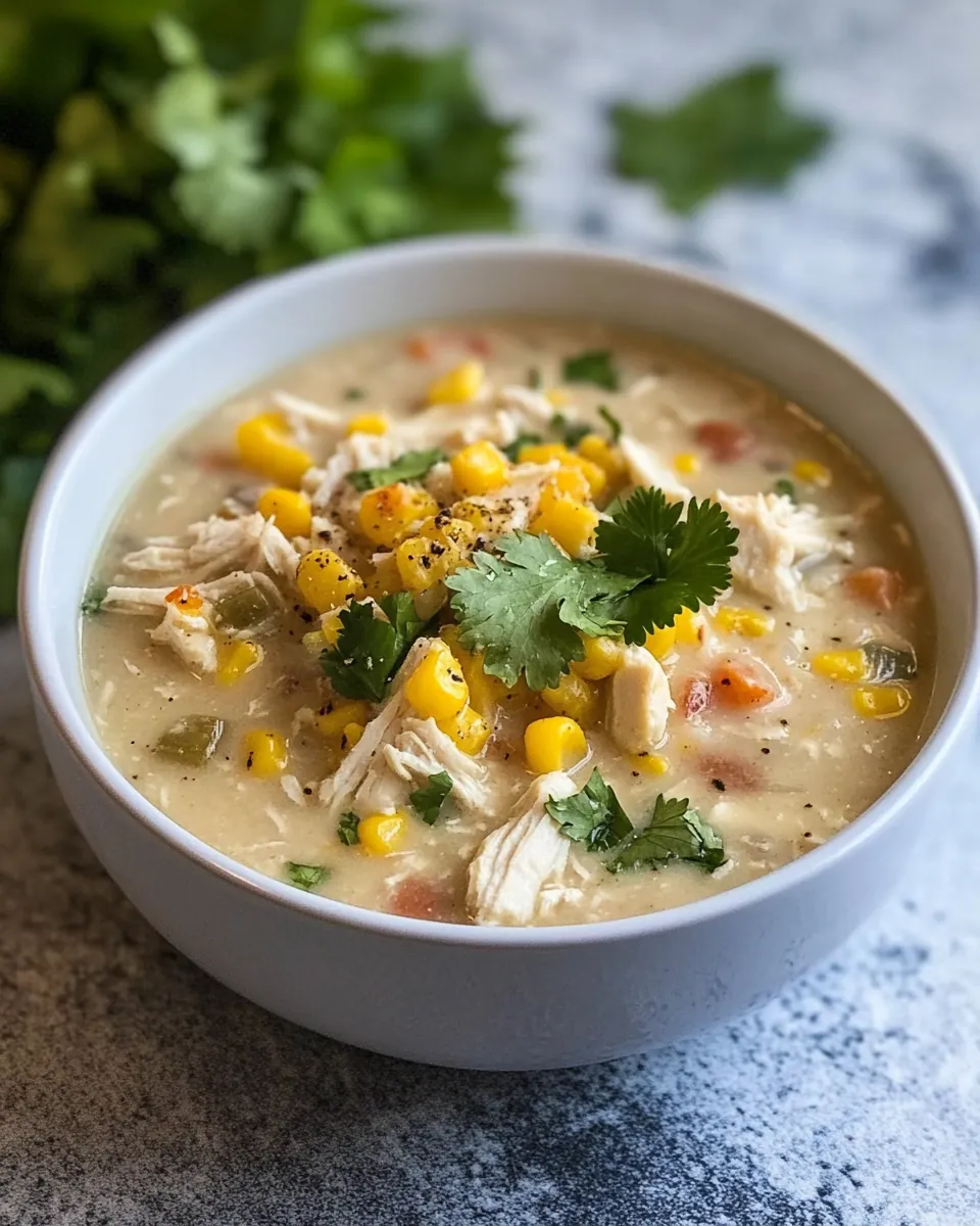 Slow Cooker White Chicken Chili
