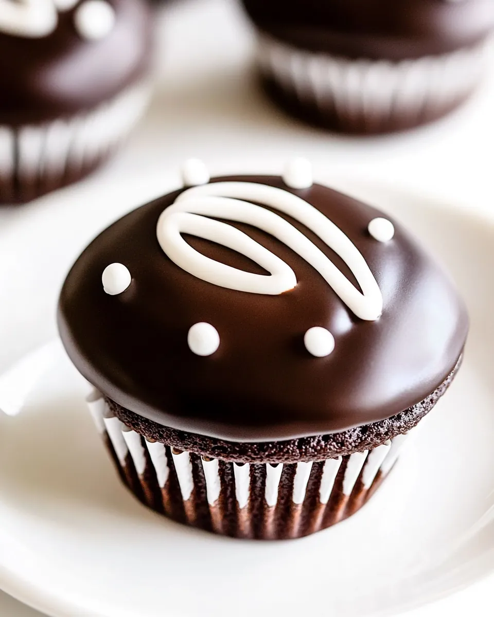 Small Batch Homemade Hostess Cupcakes