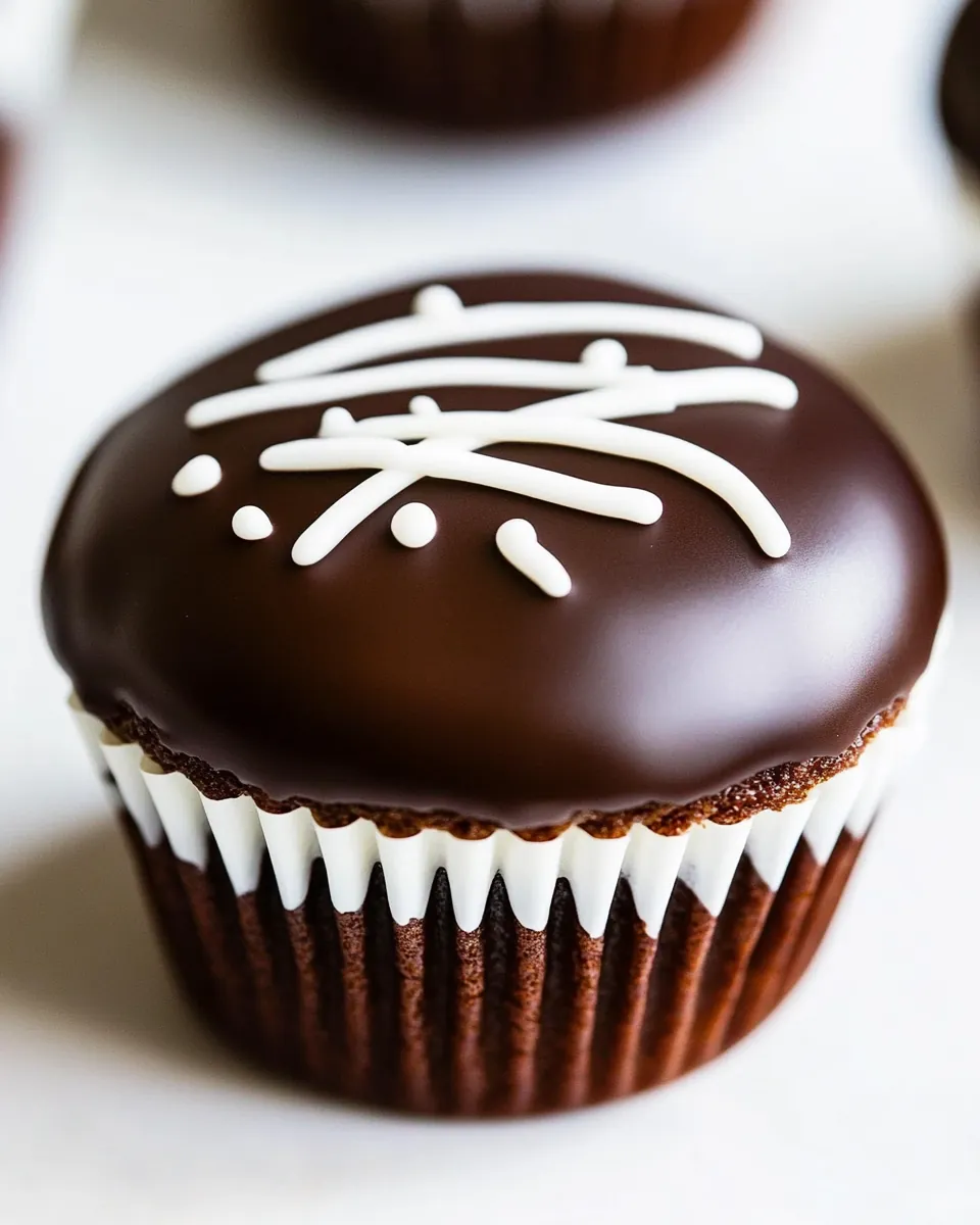 Small Batch Homemade Hostess Cupcakes