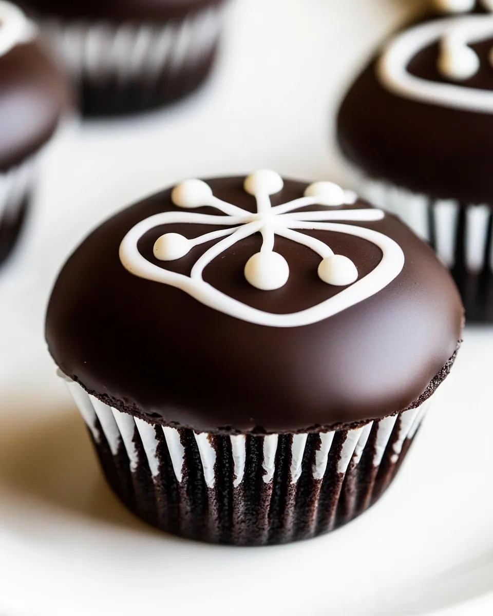 Small Batch Homemade Hostess Cupcakes