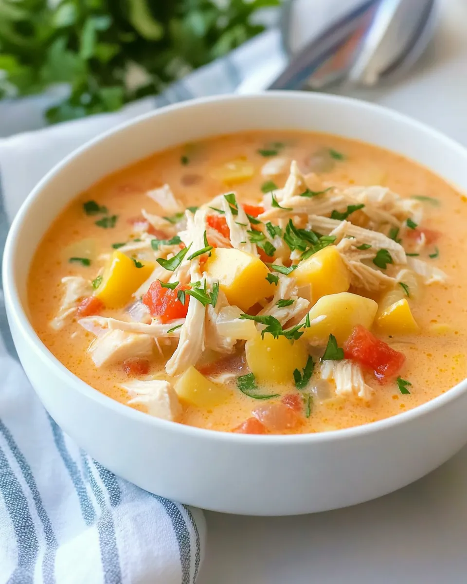 Smoked Chicken Chowder