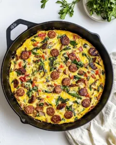Smoked Turkey Sausage Breakfast Skillet
