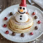 Snowman Pancakes