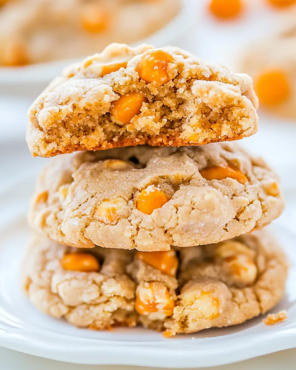 Soft and Chewy Honey Roasted Peanuts and Butterscotch Chip Cookies