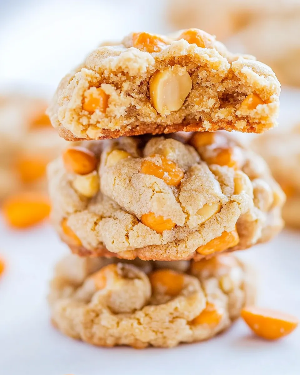 Soft and Chewy Honey Roasted Peanuts and Butterscotch Chip Cookies