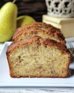 Sour Cream Pear Bread