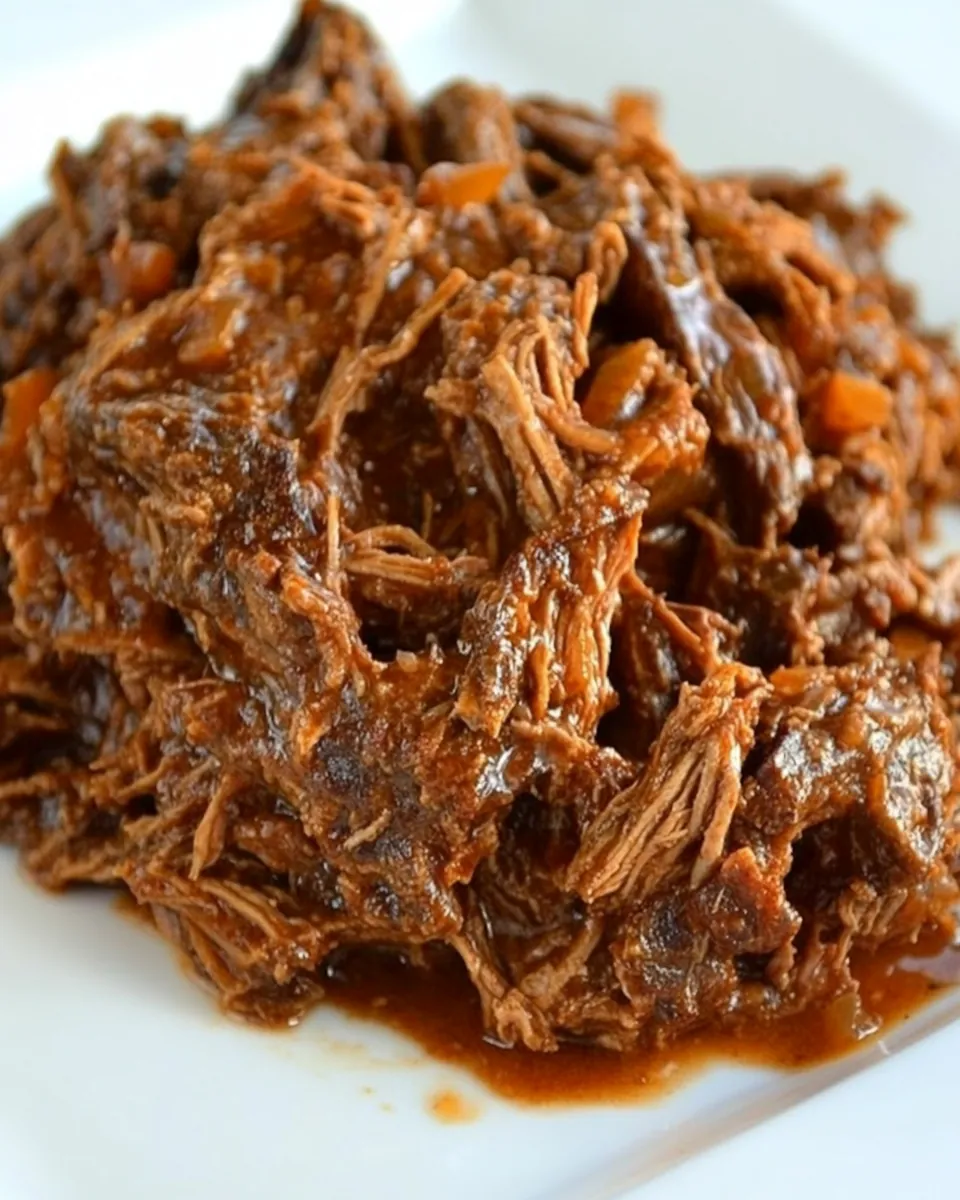 Sous Vide Grass Fed Shredded Beef Chuck Roast