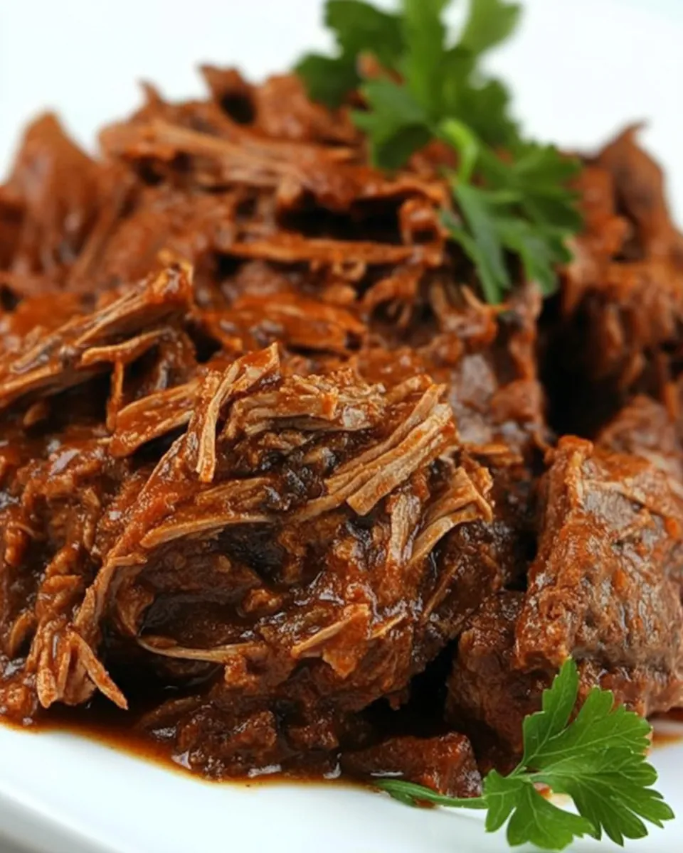 Sous Vide Grass Fed Shredded Beef Chuck Roast