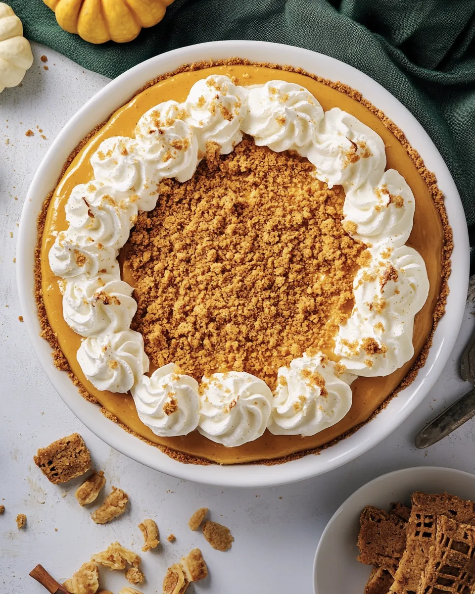 Speculaas Pumpkin Chiffon Pie