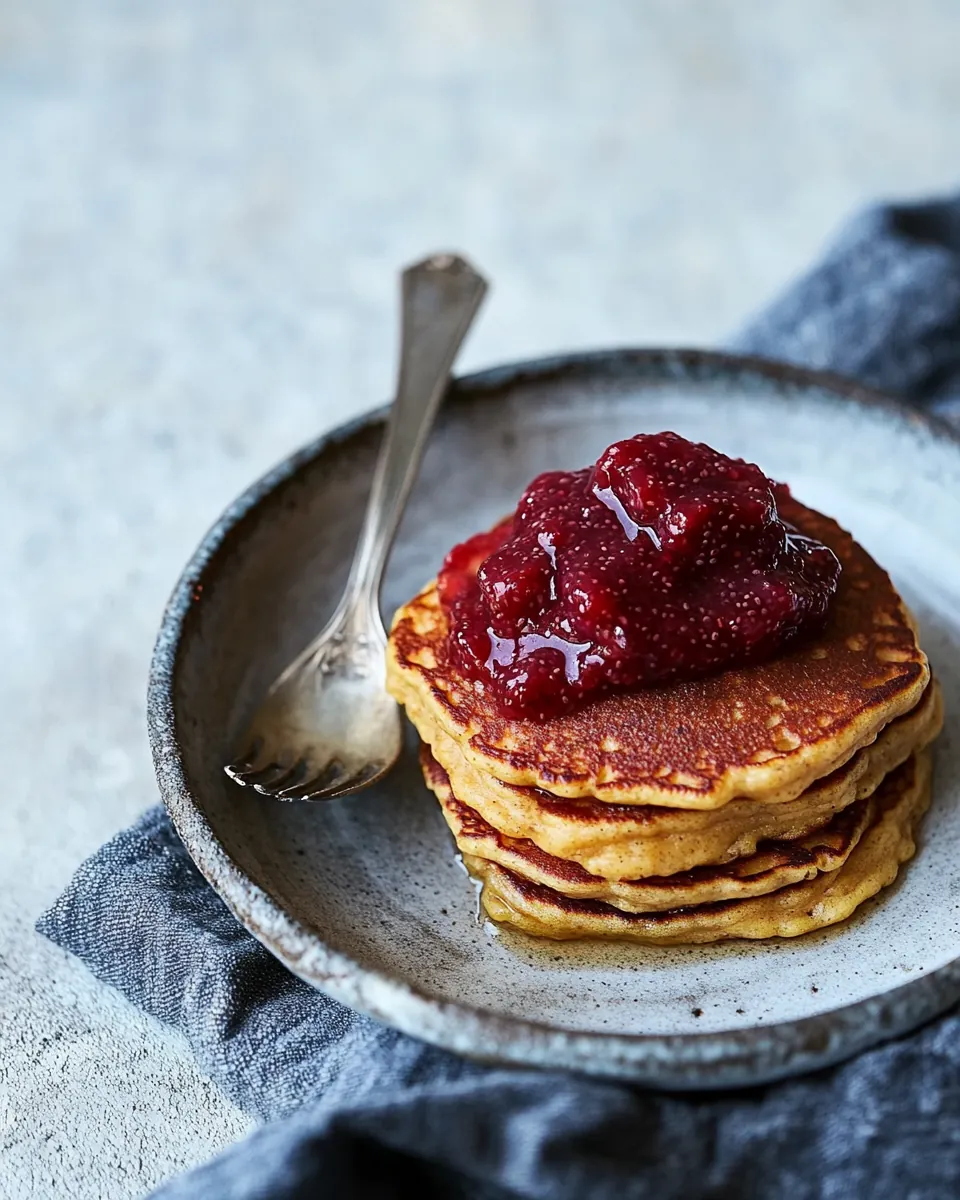Spelt Cornmeal Pancakes