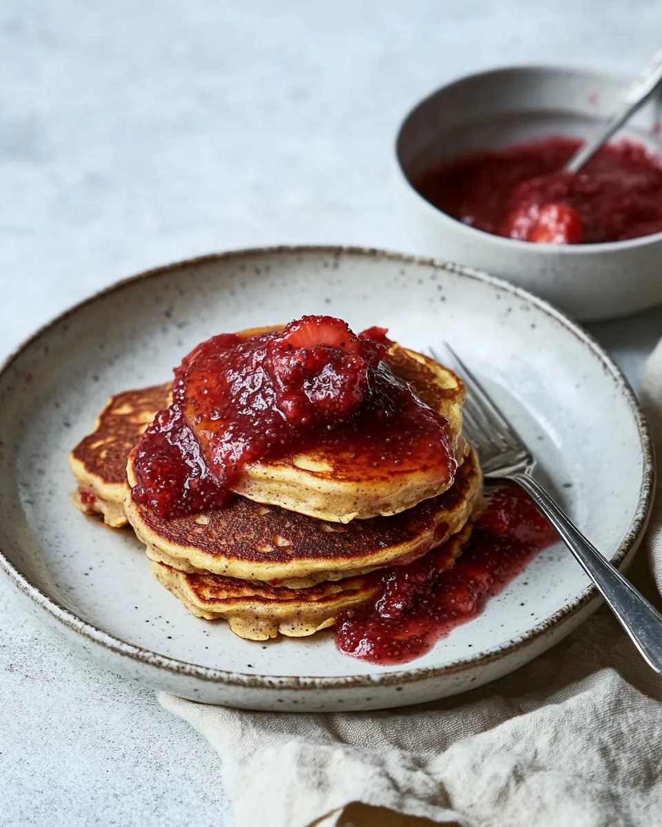 Spelt Cornmeal Pancakes