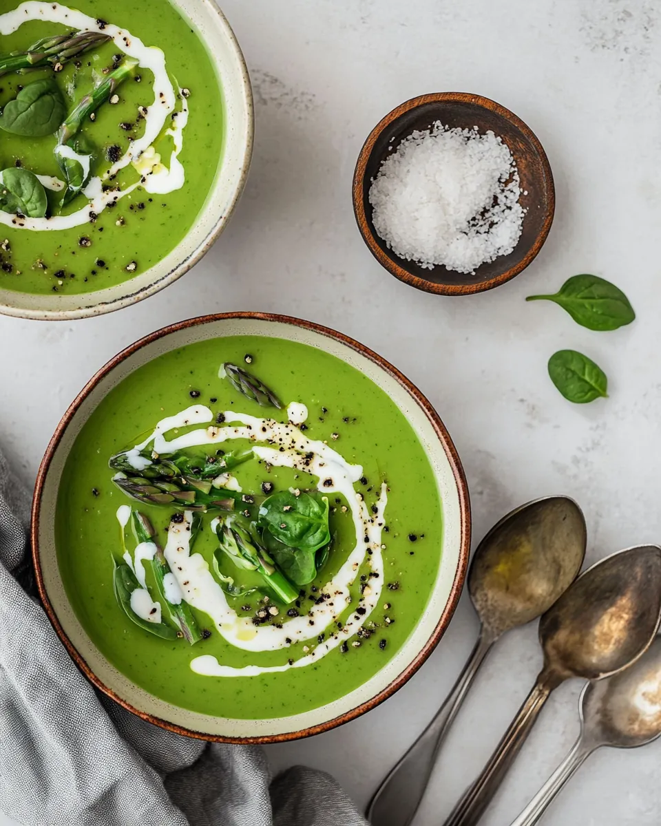Spinach Asparagus Soup