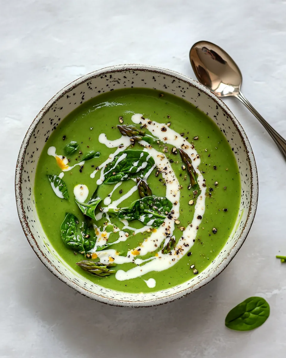Spinach Asparagus Soup