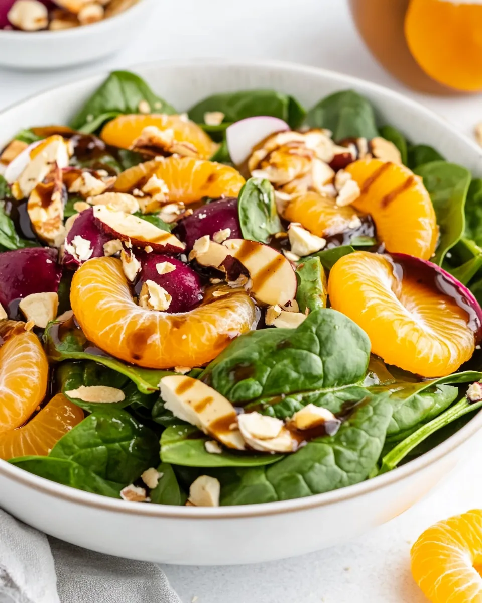 Spinach Mandarin Salad