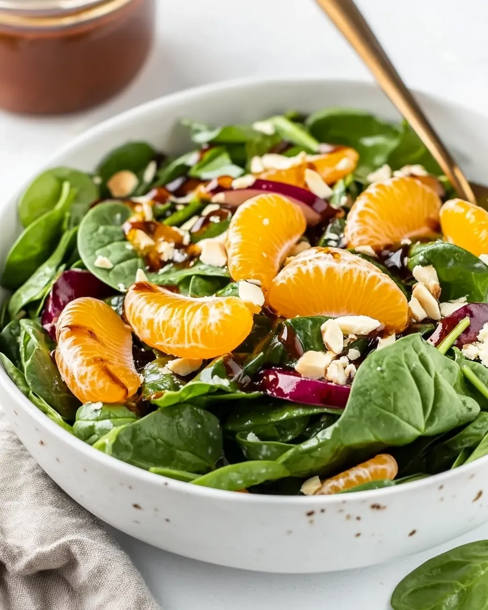Spinach Mandarin Salad