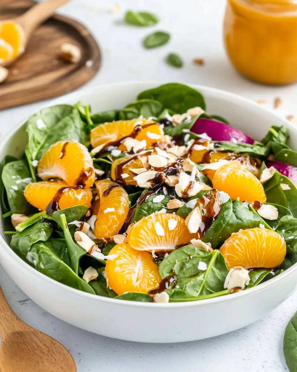 Spinach Mandarin Salad