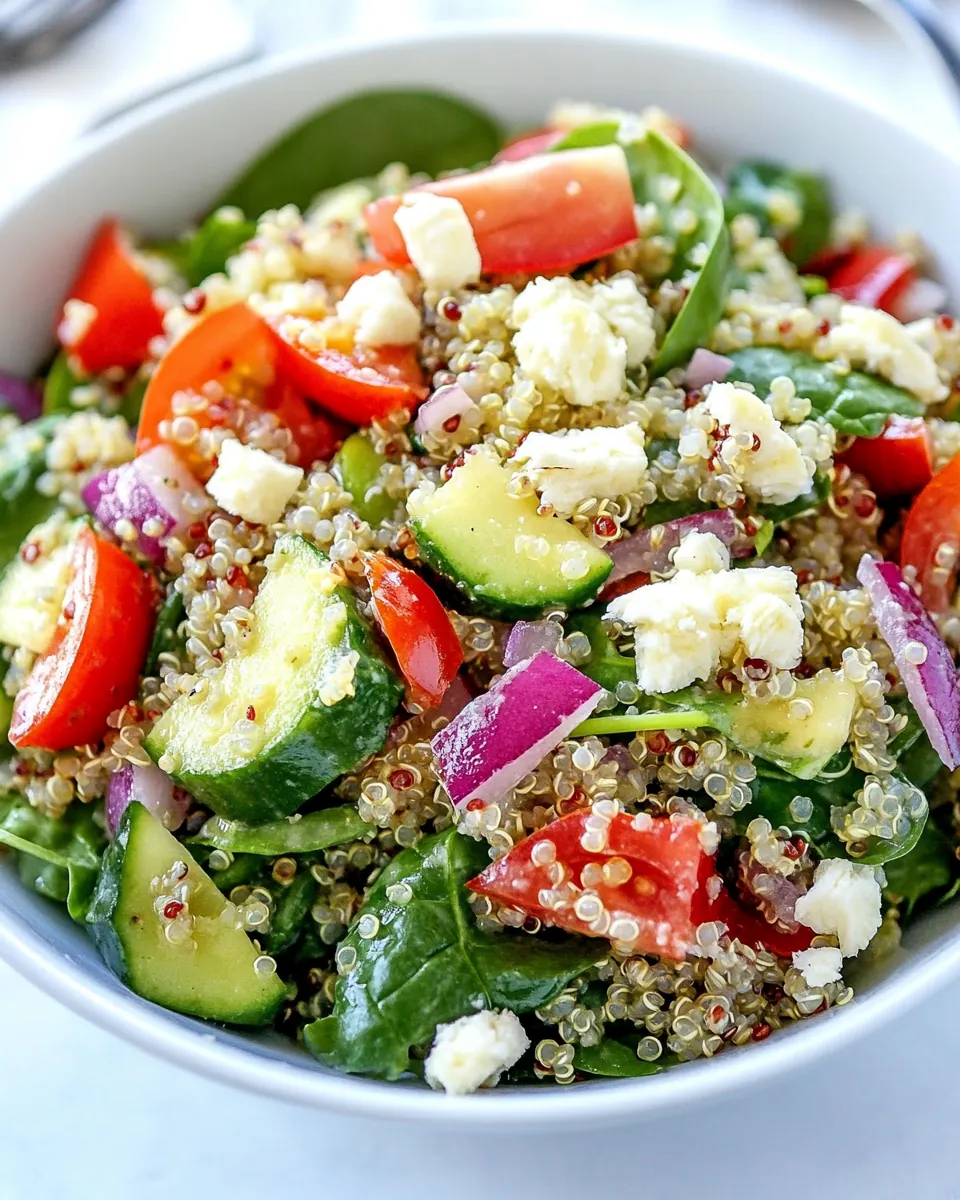 Spinach Quinoa Salad