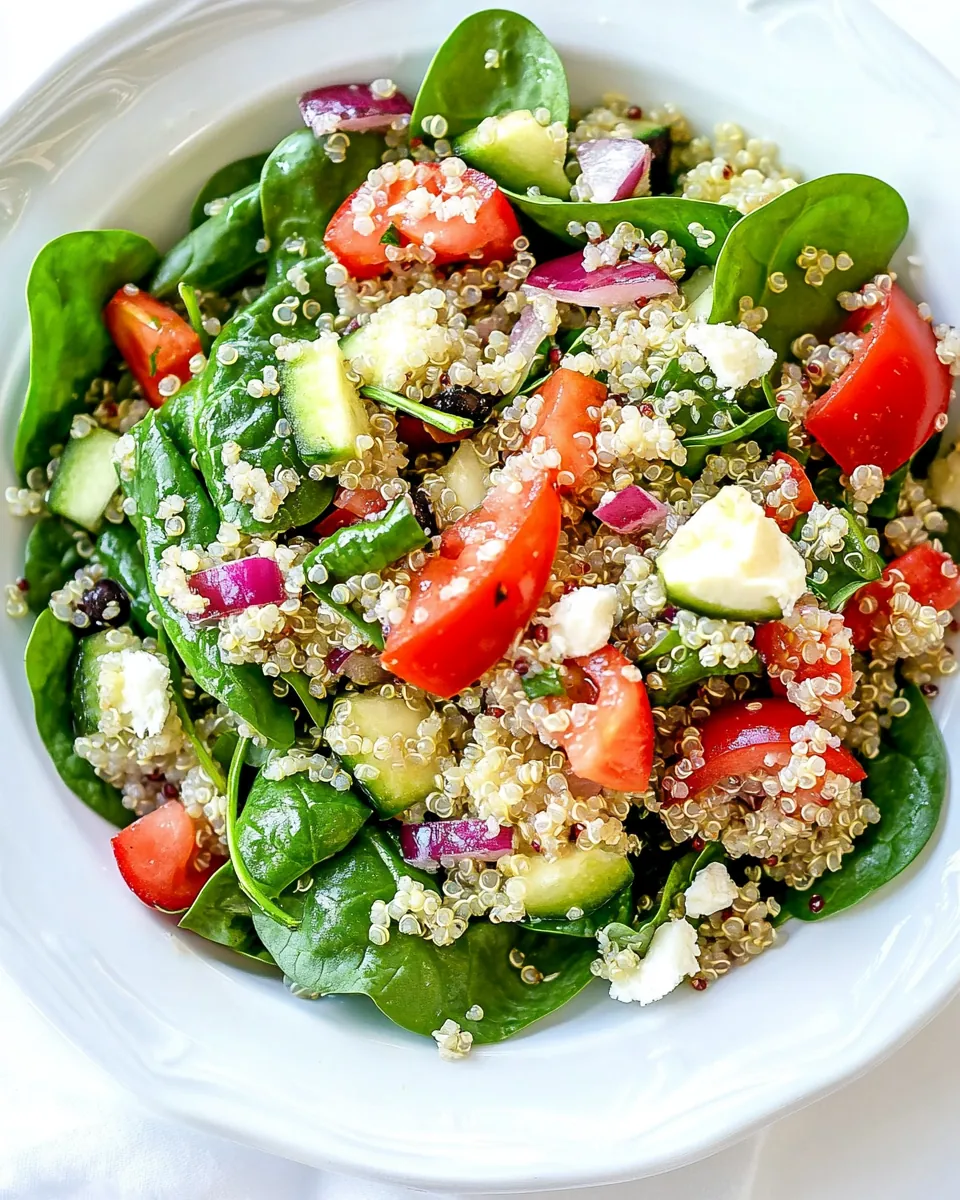 Spinach Quinoa Salad