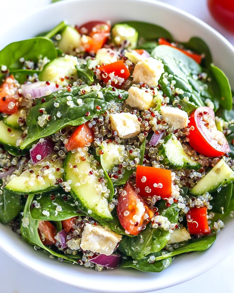 Spinach Quinoa Salad