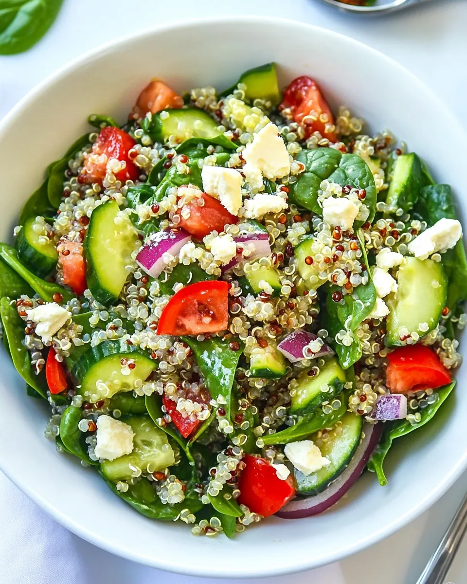 Spinach Quinoa Salad