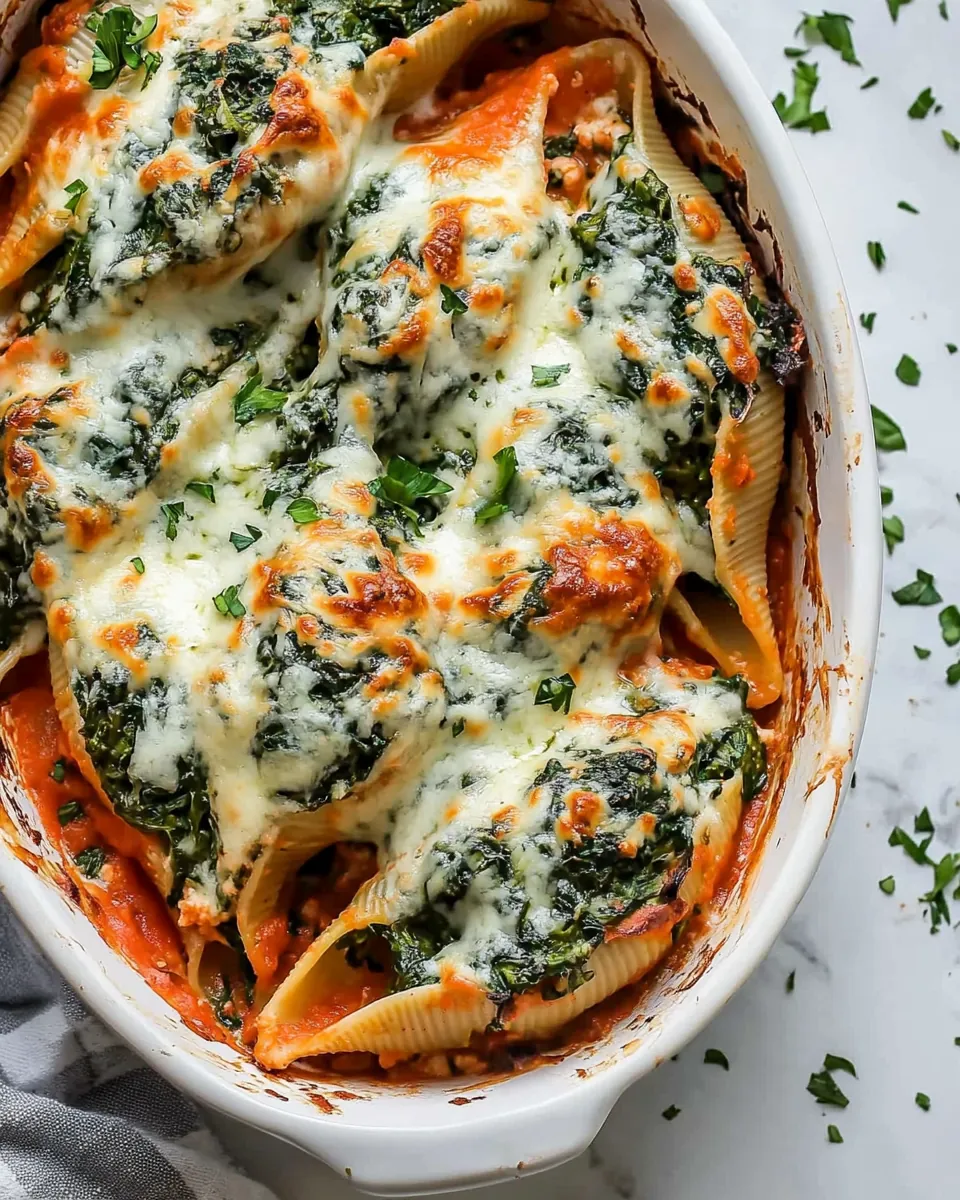 Spinach Stuffed Shells