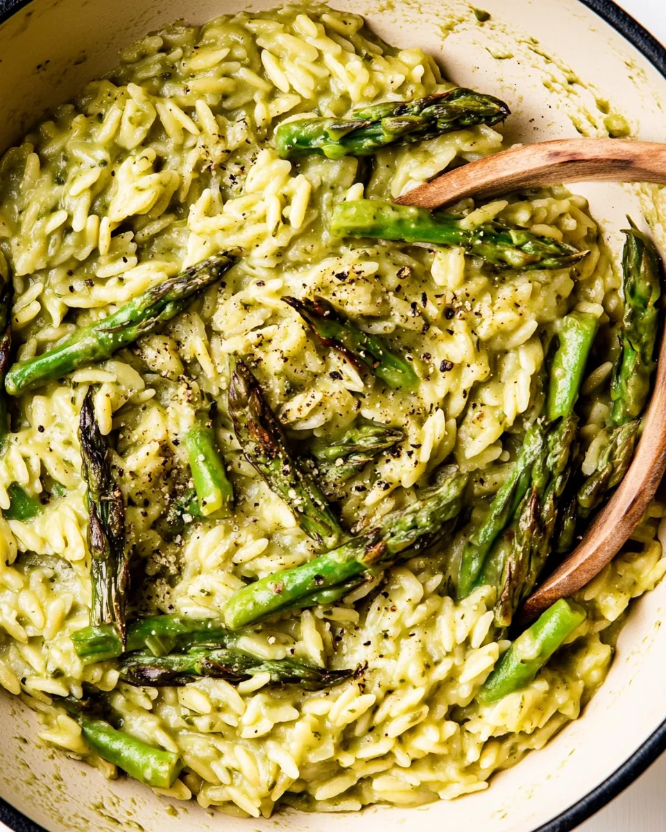 Spring Green Orzo Risotto