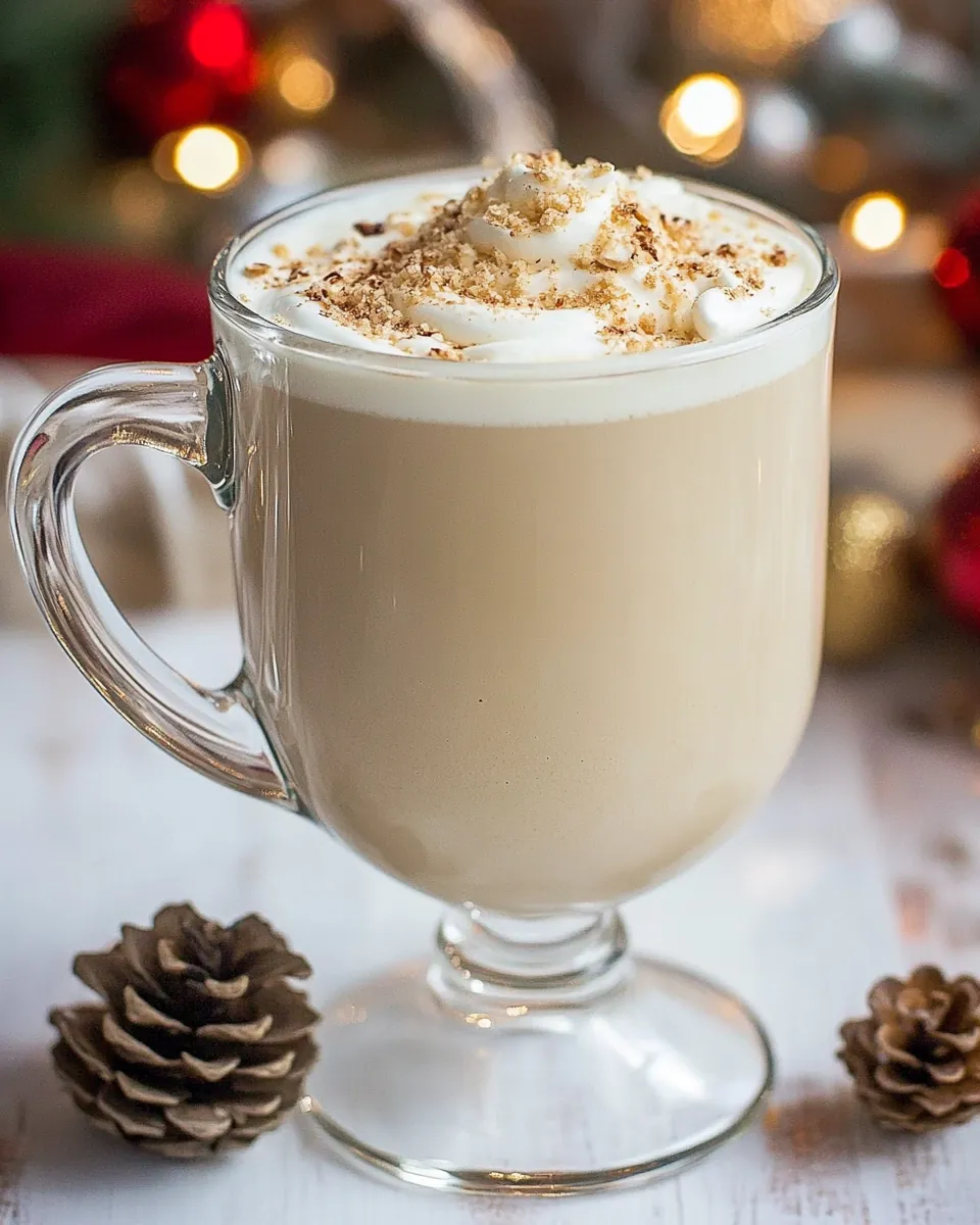 Starbucks Eggnog Latte
