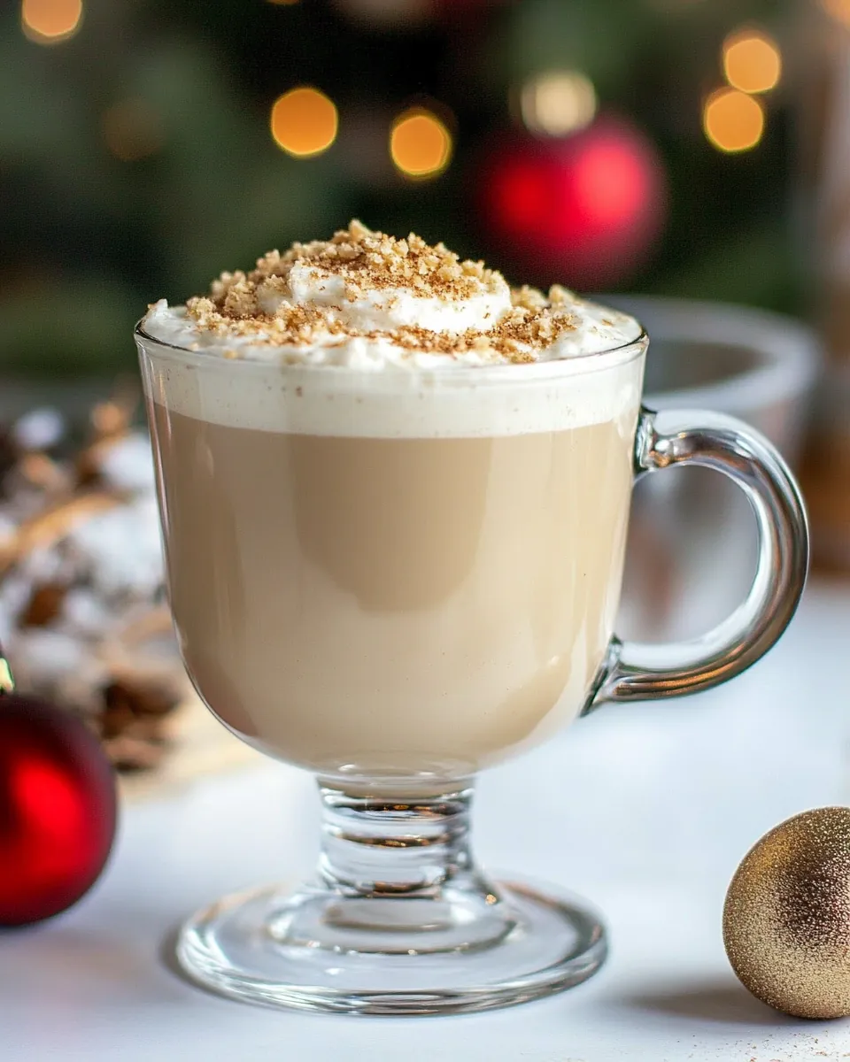 Starbucks Eggnog Latte