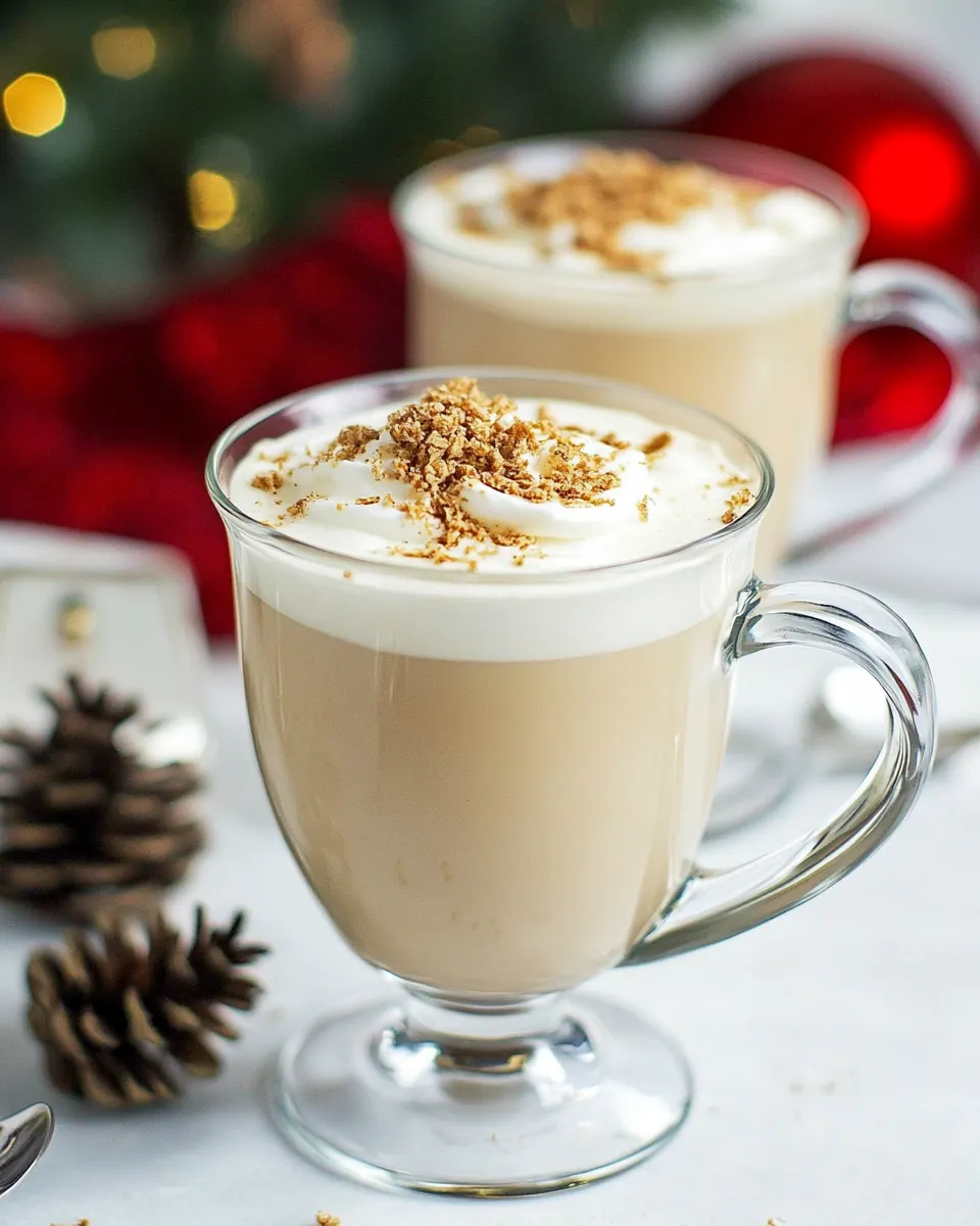 Starbucks Eggnog Latte