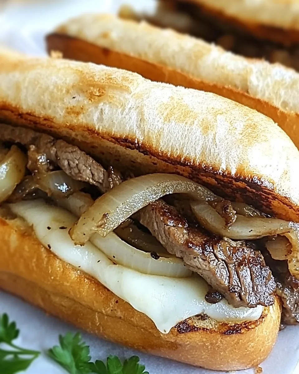 Steak and Cheese Sandwiches
