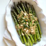 Steamed Asparagus with Almond Butter