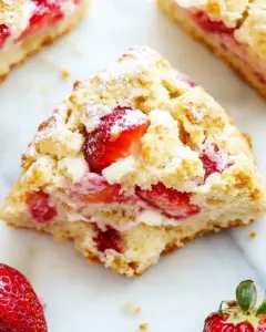 Strawberries and Cream Scones