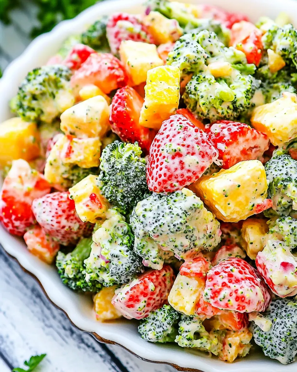 Strawberry Broccoli Salad