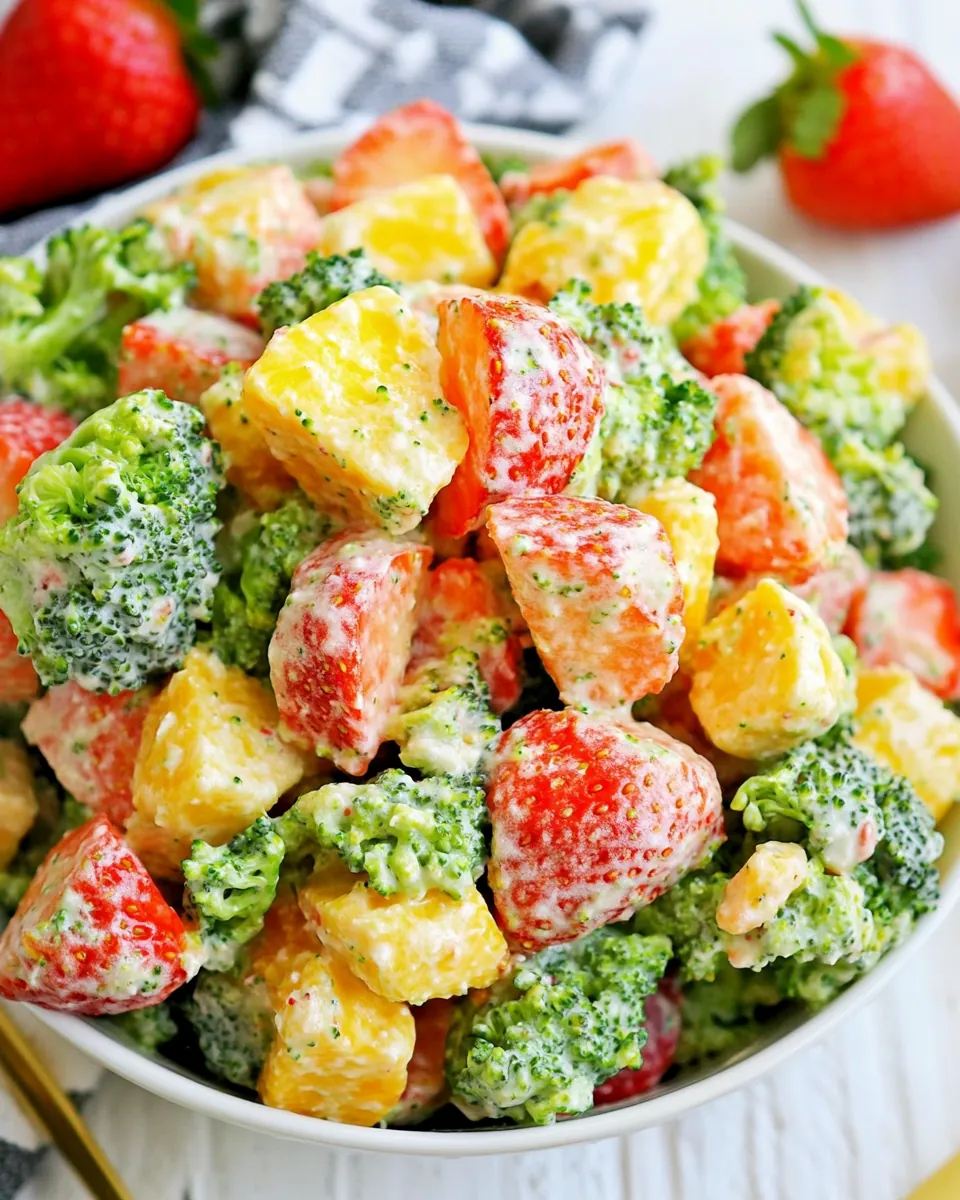 Strawberry Broccoli Salad