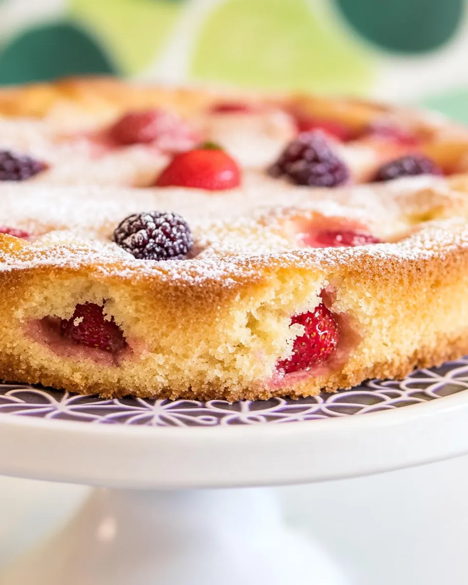Strawberry Buttermilk Cake