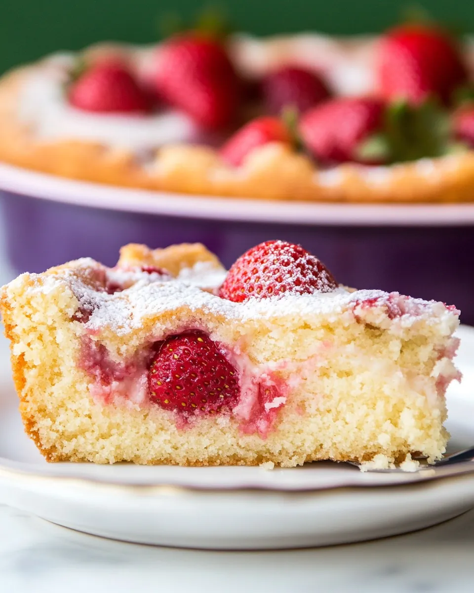 Strawberry Buttermilk Cake