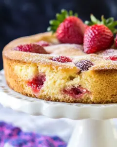 Strawberry Buttermilk Cake
