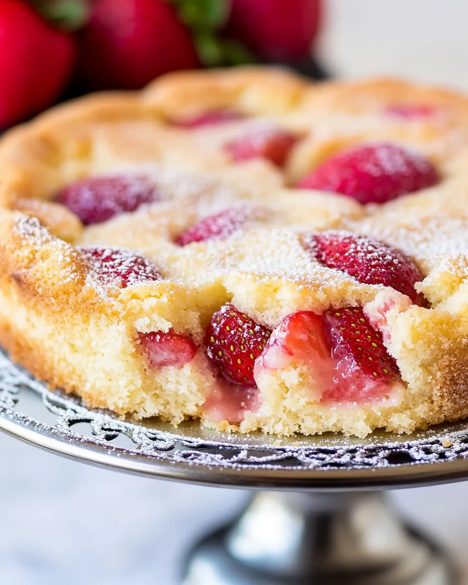 Strawberry Buttermilk Cake