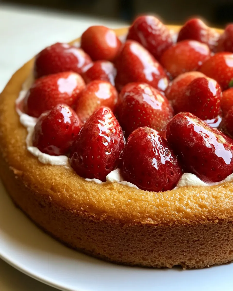 Strawberry Buttermilk Cake