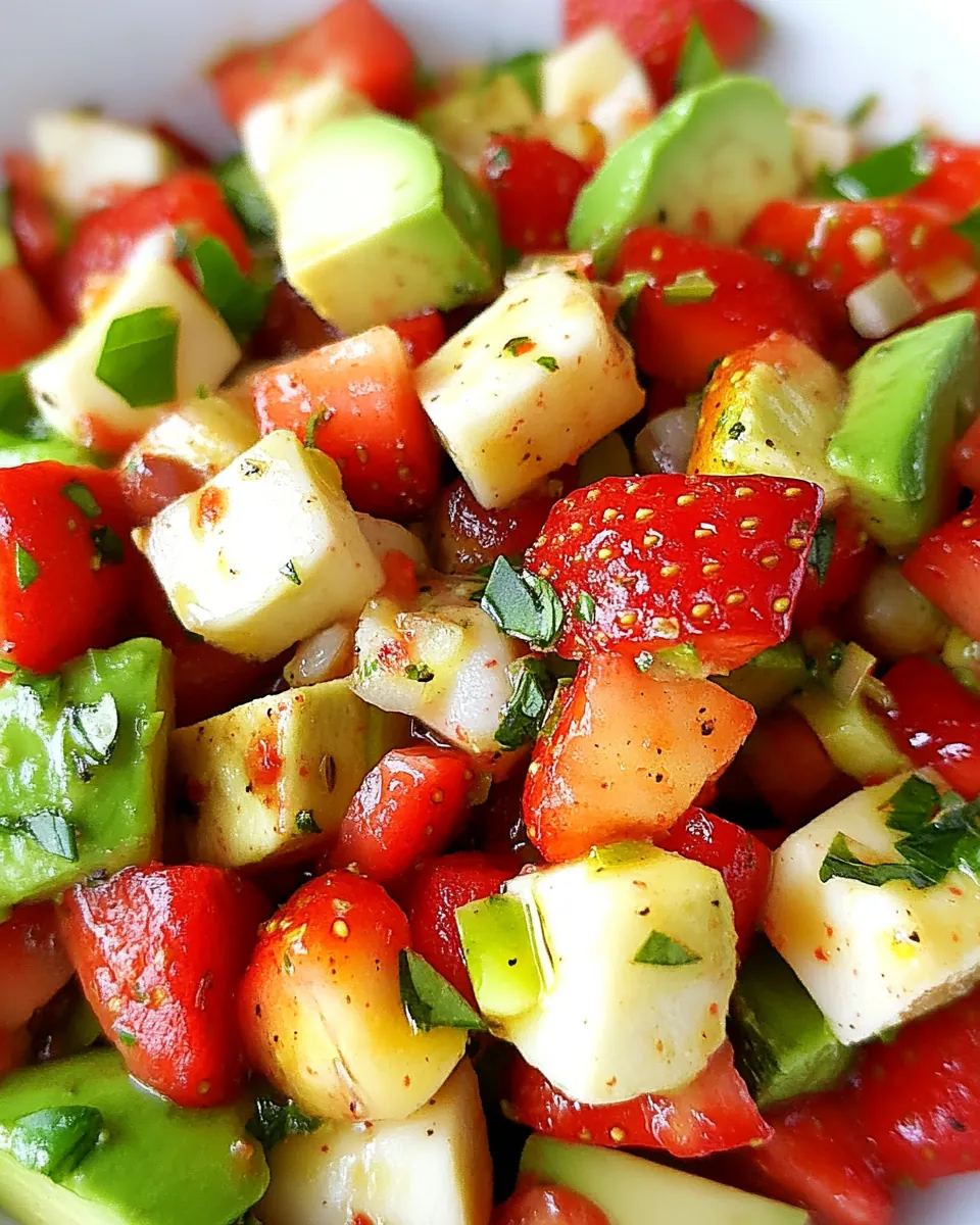 Strawberry Caprese Salad