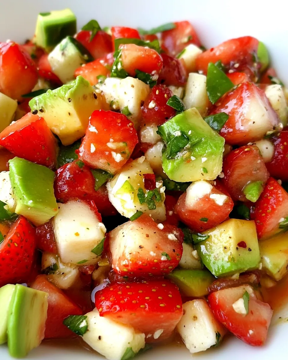 Strawberry Caprese Salad