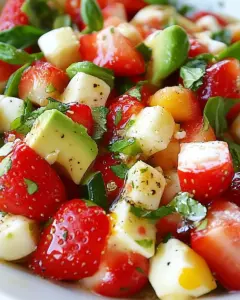 Strawberry Caprese Salad