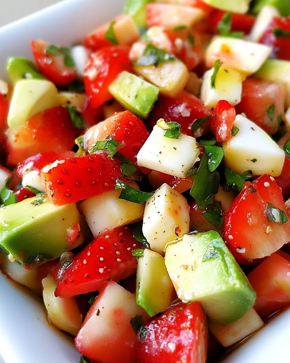 Strawberry Caprese Salad