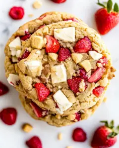 Strawberry Cheesecake Cookies