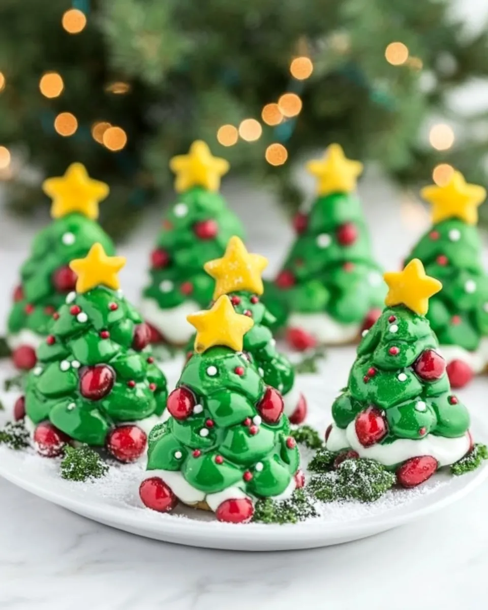 Strawberry Christmas Trees