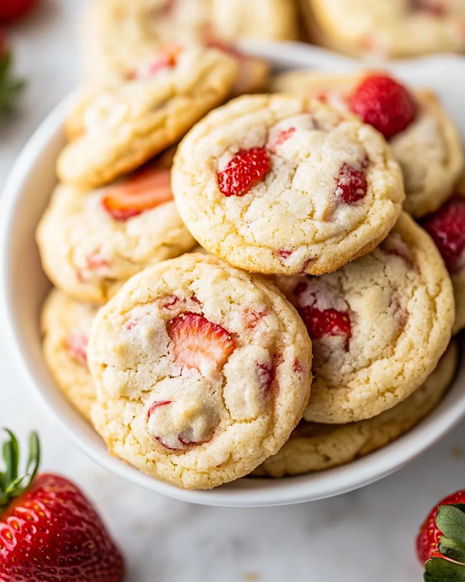 Strawberry Cookies