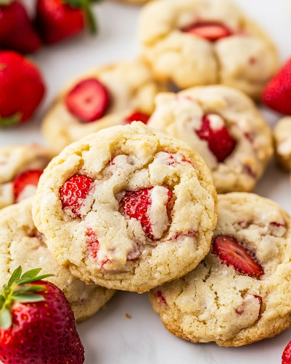 Strawberry Cookies